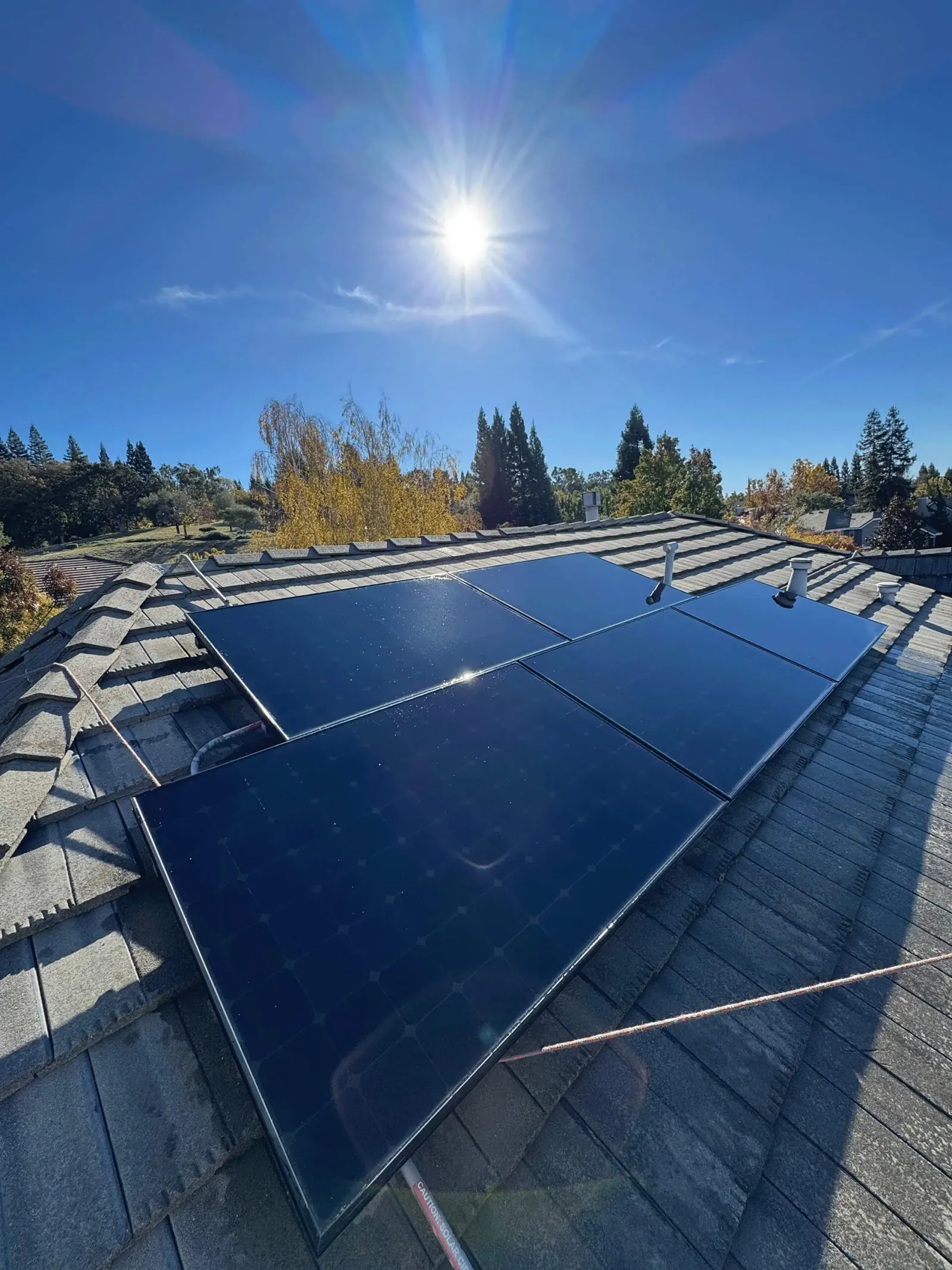 Clean Solar Array After Wash
