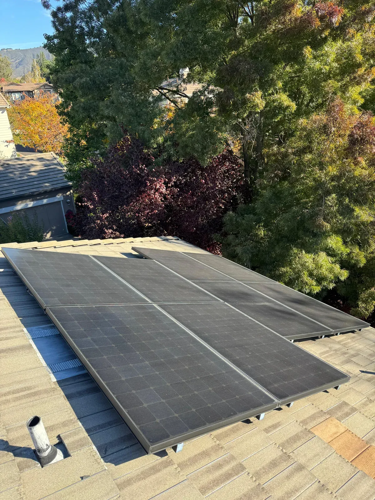 Residential Solar Cleaning Result